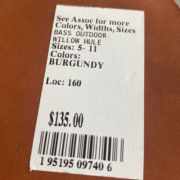 NWT WEEjun burgundy Mules - Picture 10 of 13